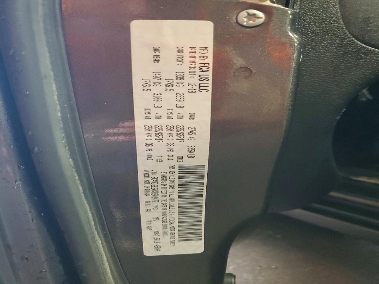 2019 DODGE CARAVAN