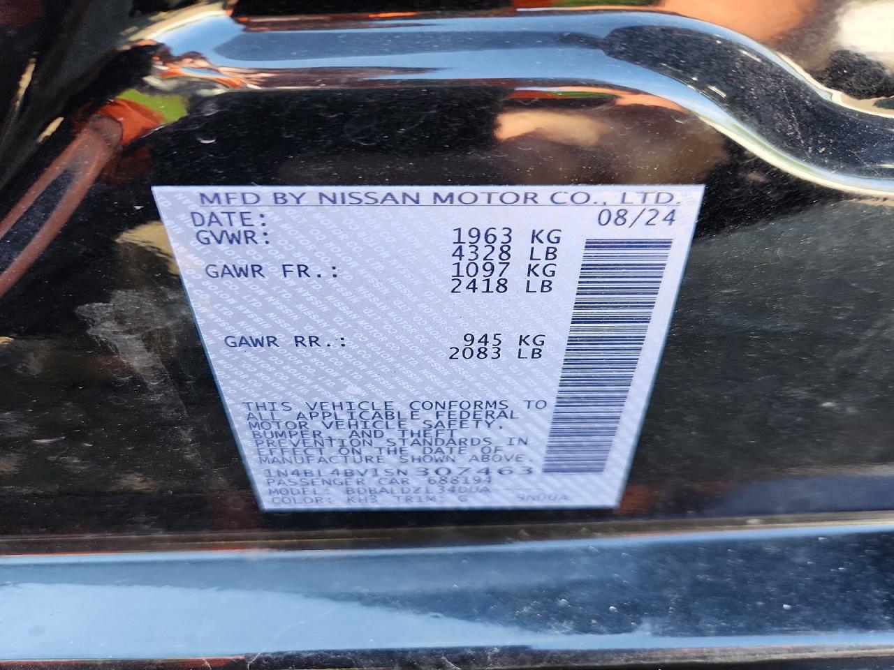 2025 NISSAN ALTIMA