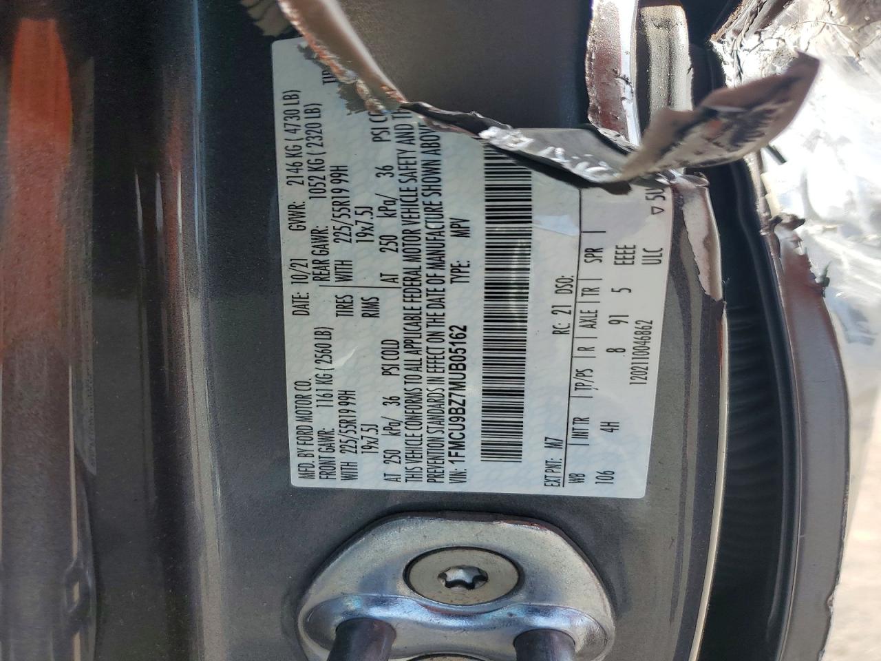 2021 FORD ESCAPE
