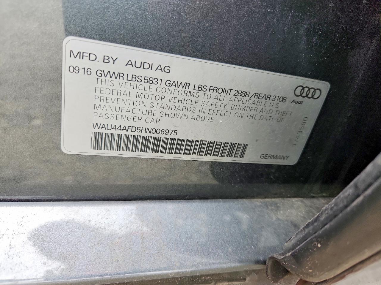 2017 AUDI A8