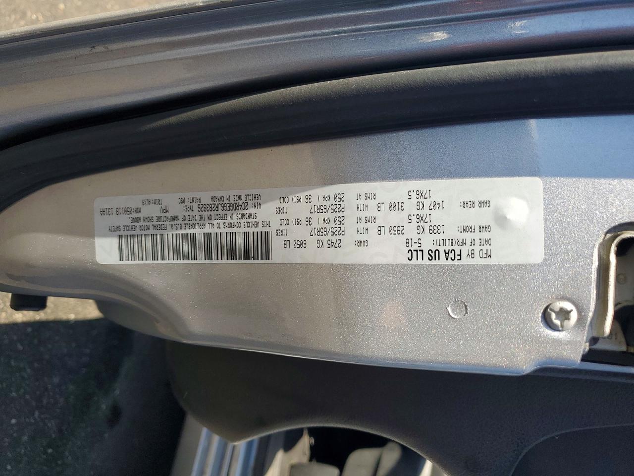 2018 DODGE CARAVAN
