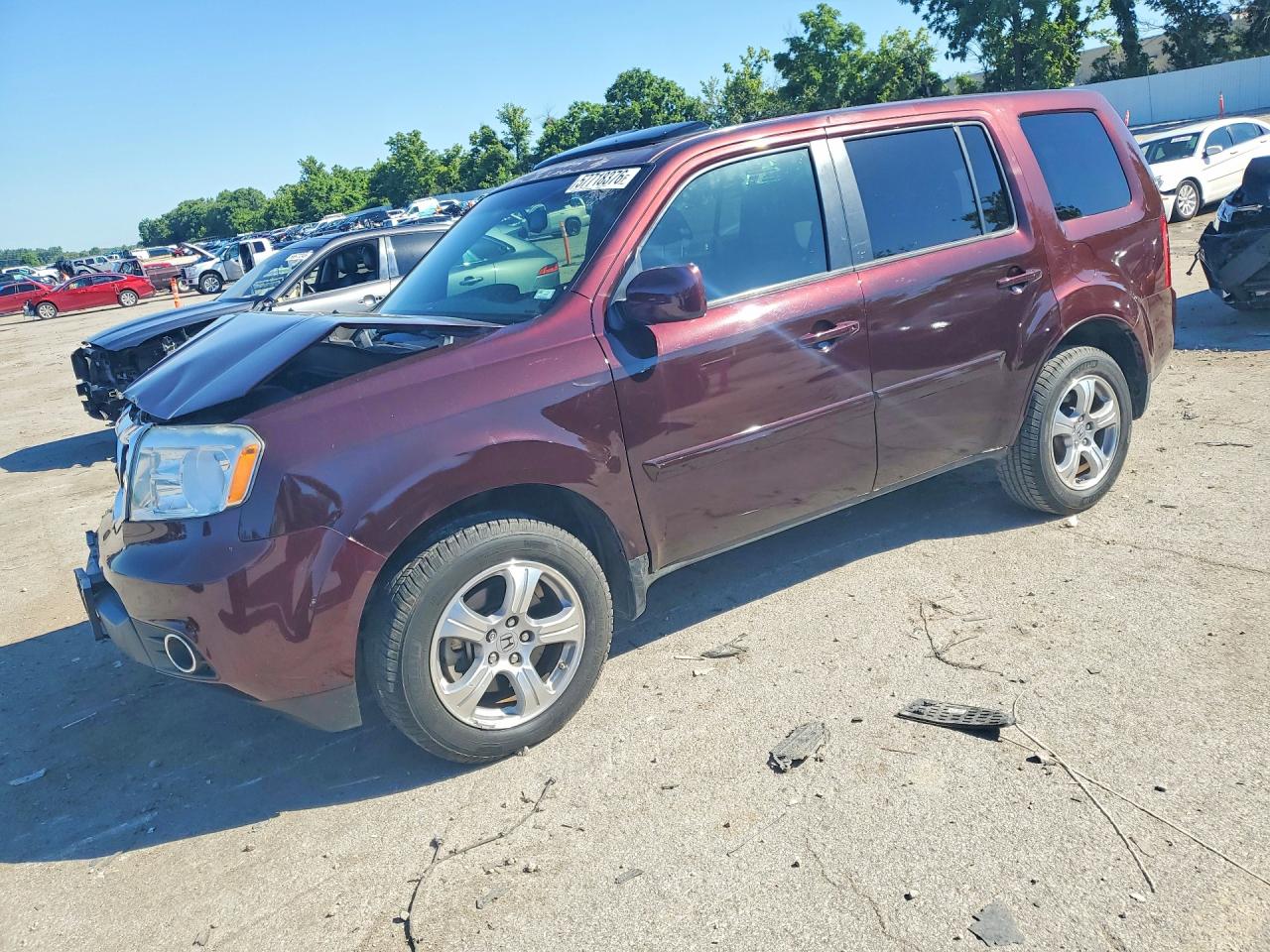 2012 HONDA PILOT EXLN