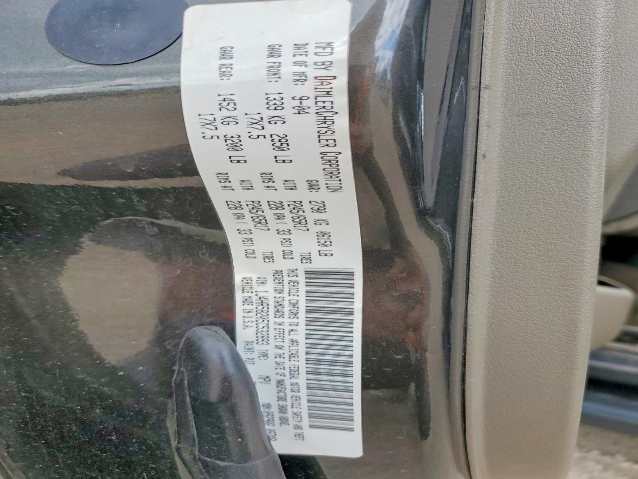 2005 JEEP GRAND CHER