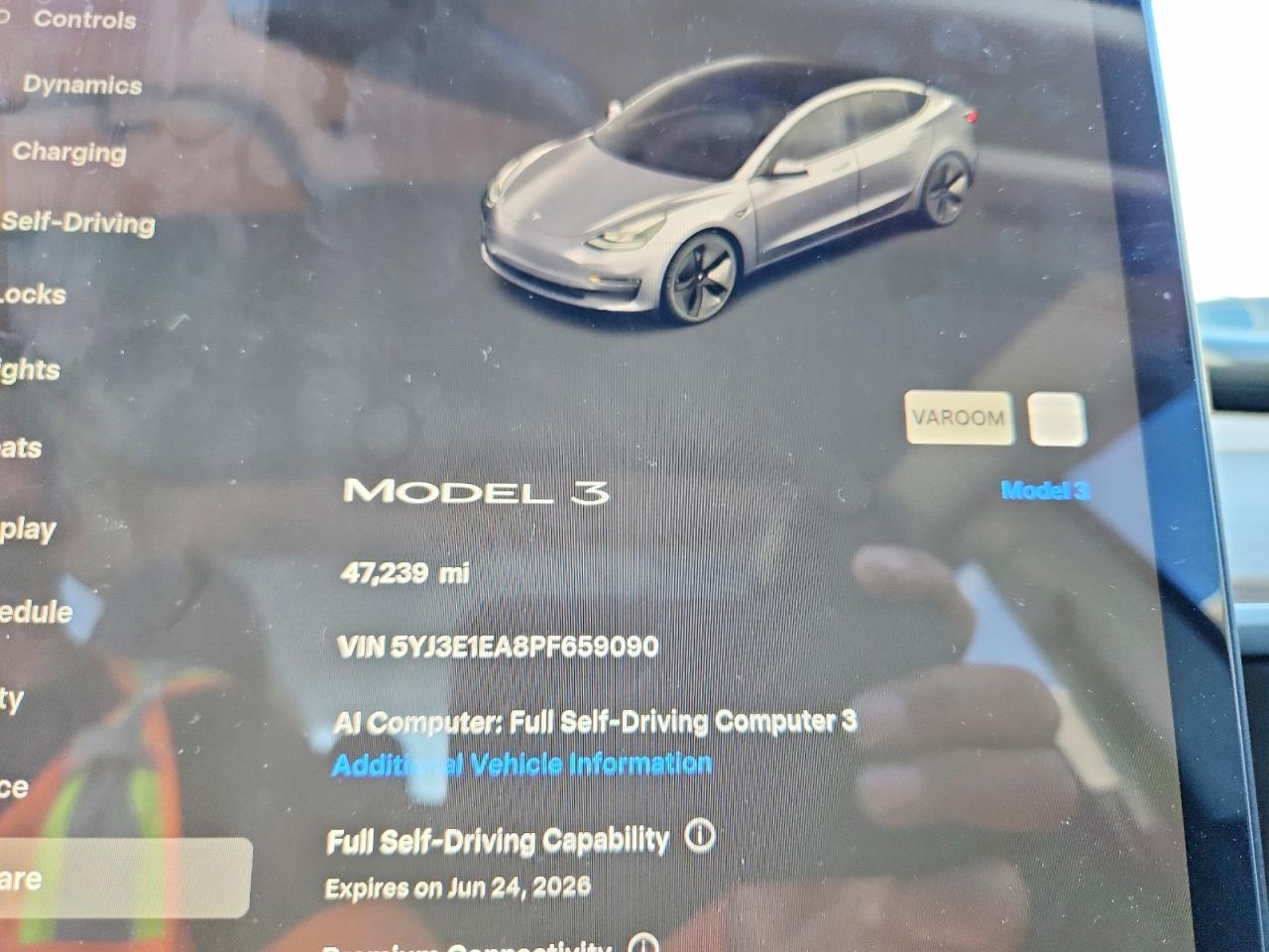 2023 TESLA MODEL 3