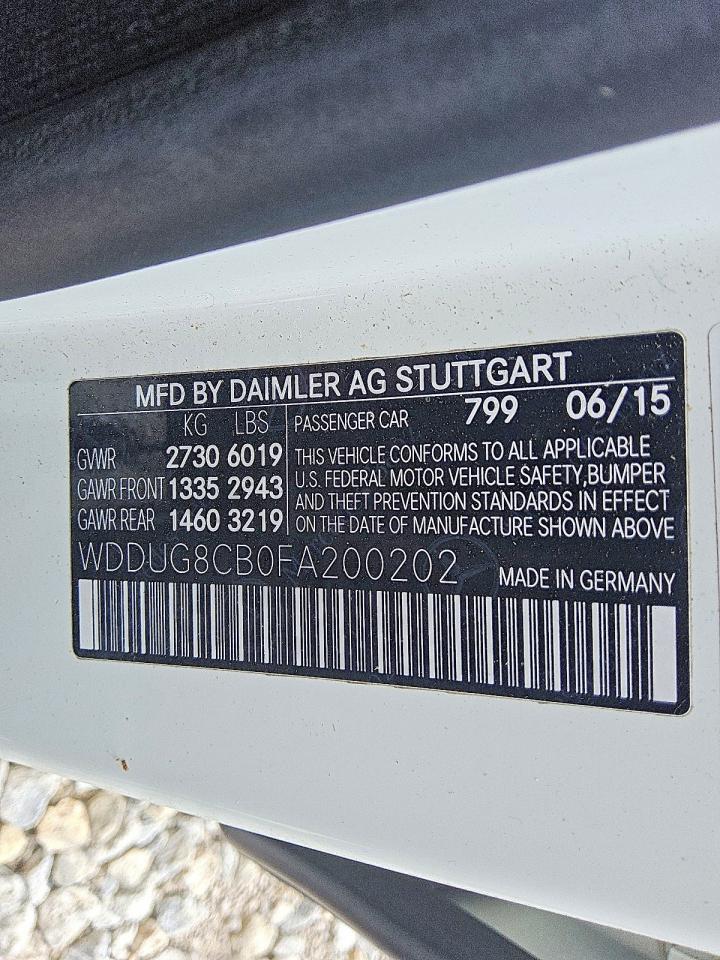 2015 MERCEDES-BENZ S-CLASS