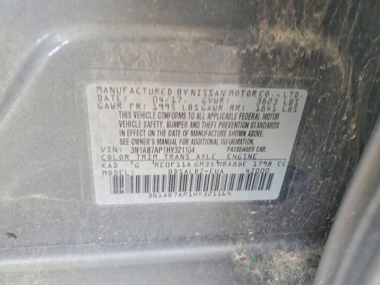 2017 NISSAN SENTRA