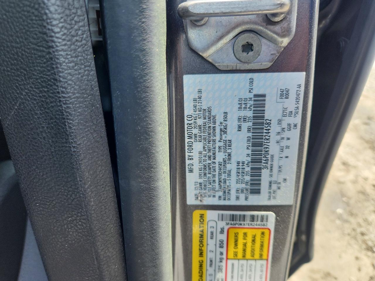 2014 FORD FUSION
