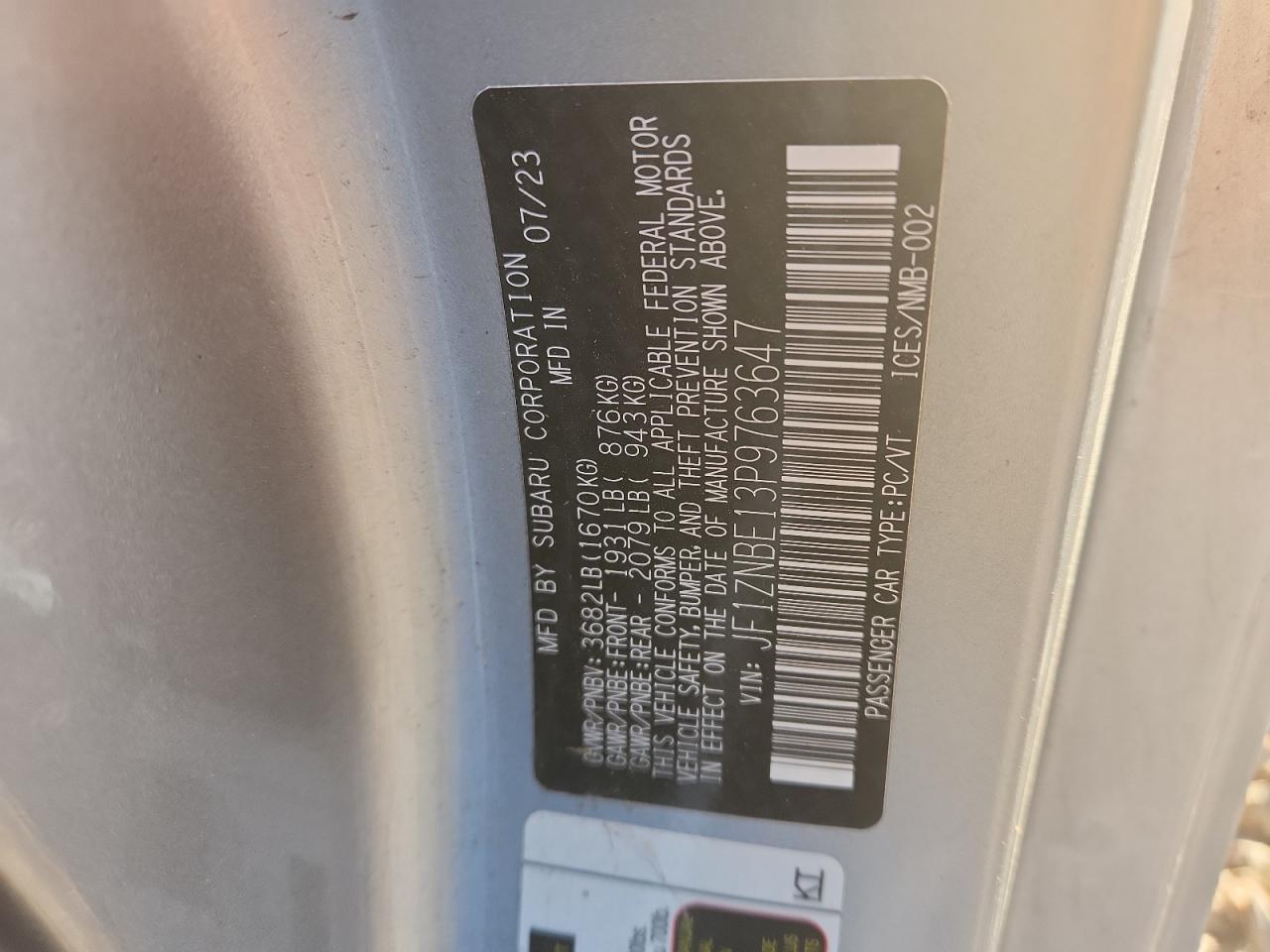 2023 TOYOTA ALL OTHER