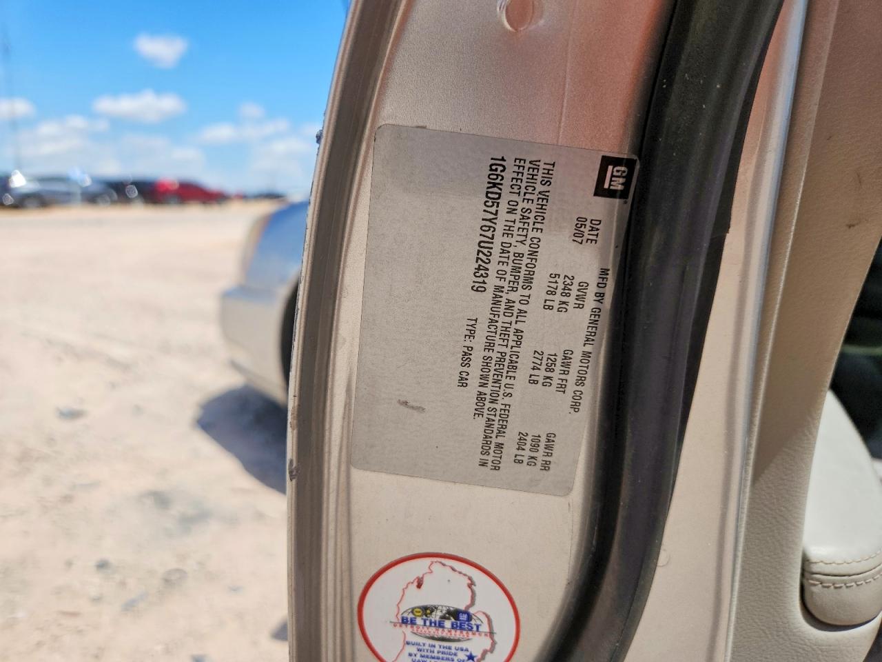2007 CADILLAC DTS