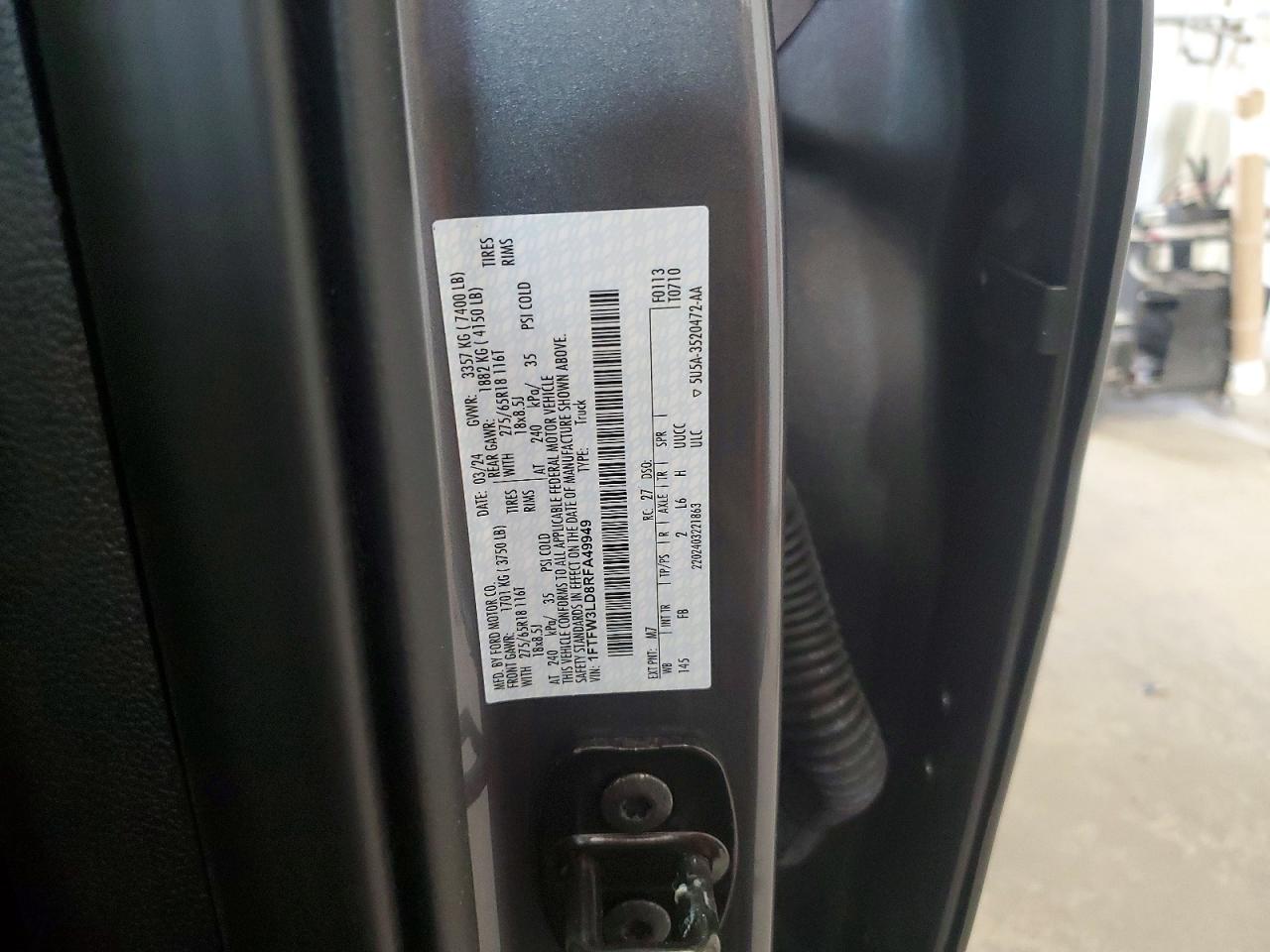 2024 FORD F150