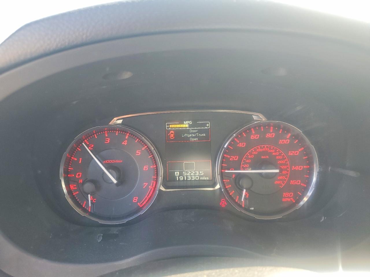 2015 SUBARU WRX