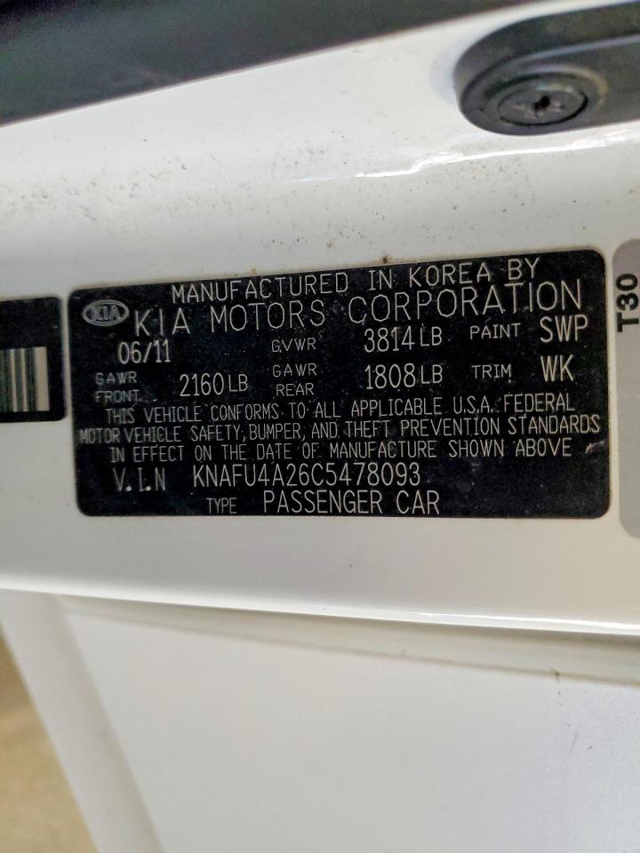 2012 KIA FORTE