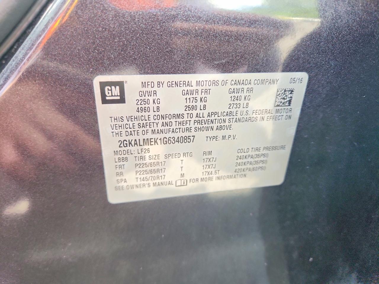 2016 GMC TERRAIN