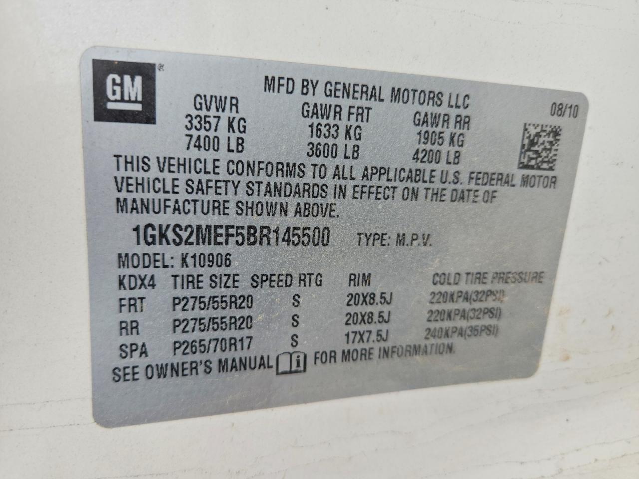 2011 GMC YUKON