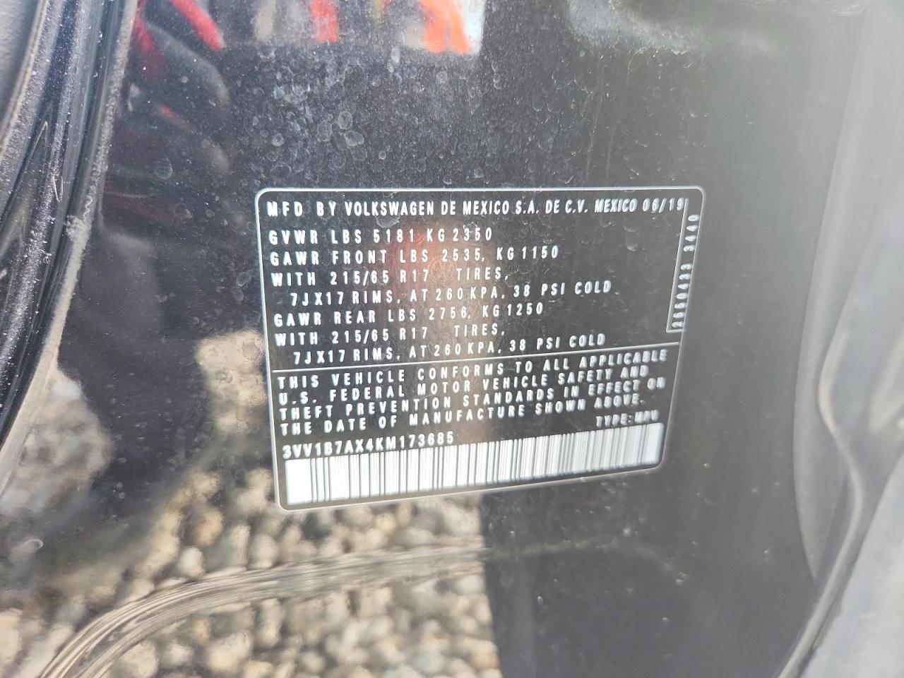 2019 VOLKSWAGEN TIGUAN