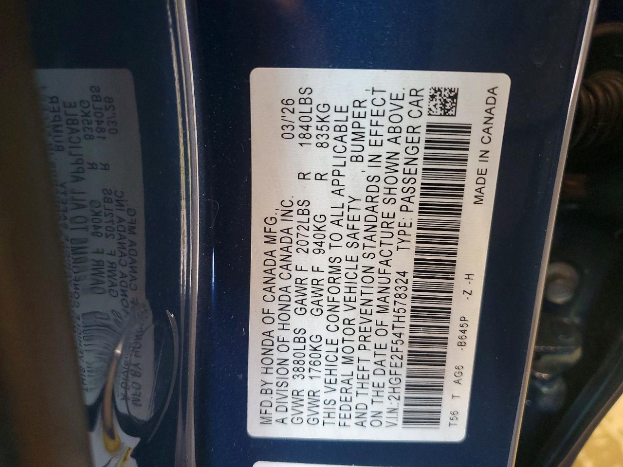 2026 HONDA CIVIC