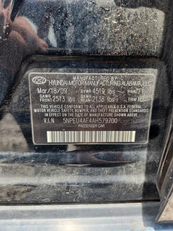 2010 HYUNDAI SONATA