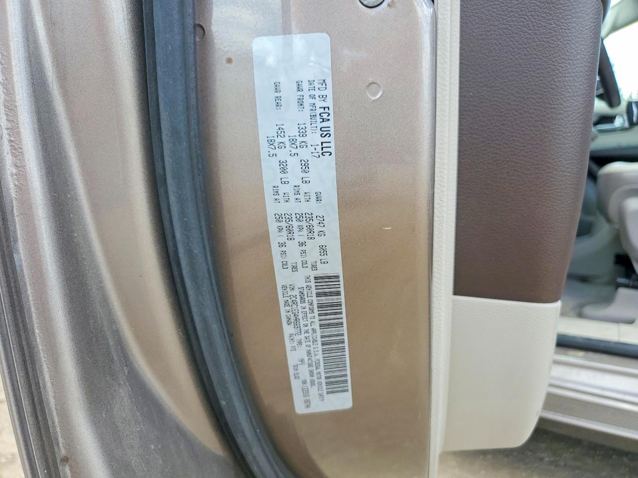 2017 CHRYSLER PACIFICA