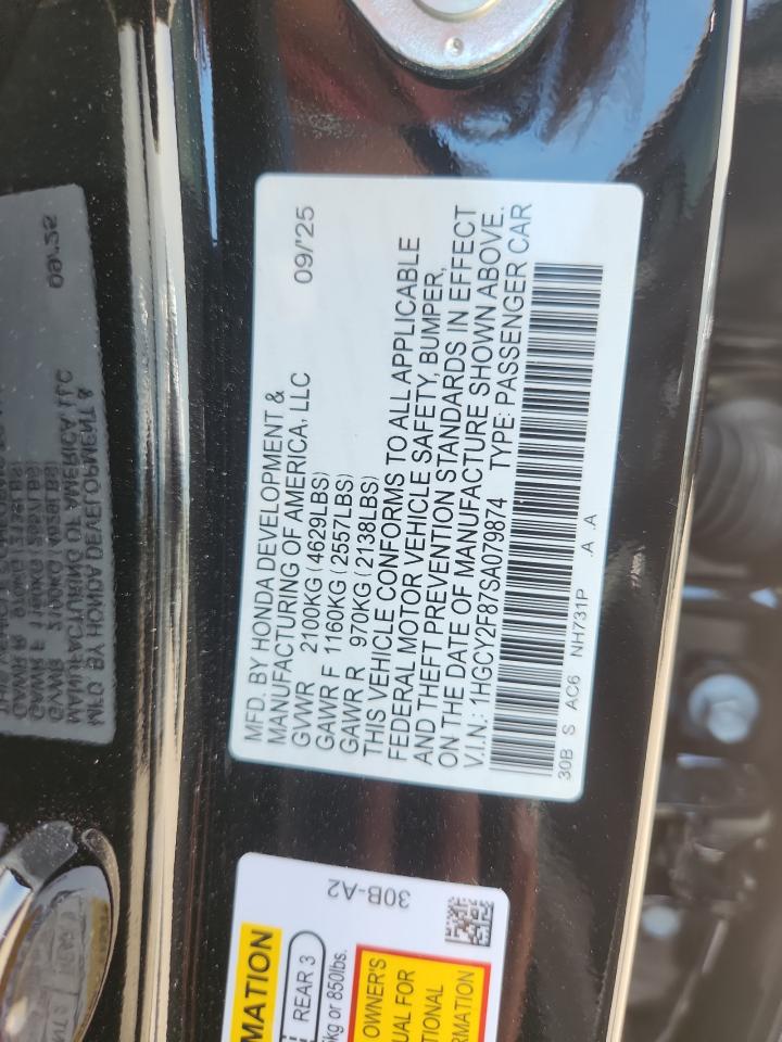 2025 HONDA ACCORD