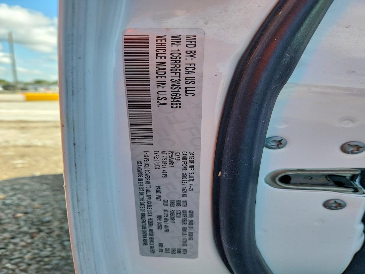 2022 RAM 1500
