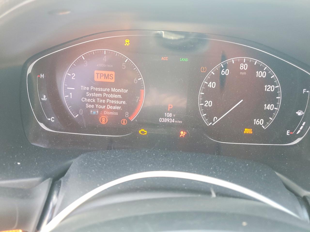 2019 HONDA ACCORD