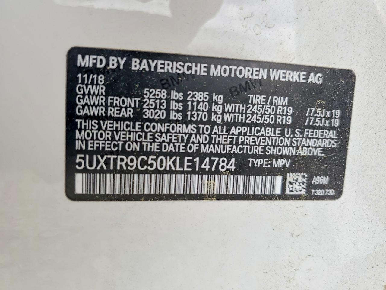 2019 BMW X3