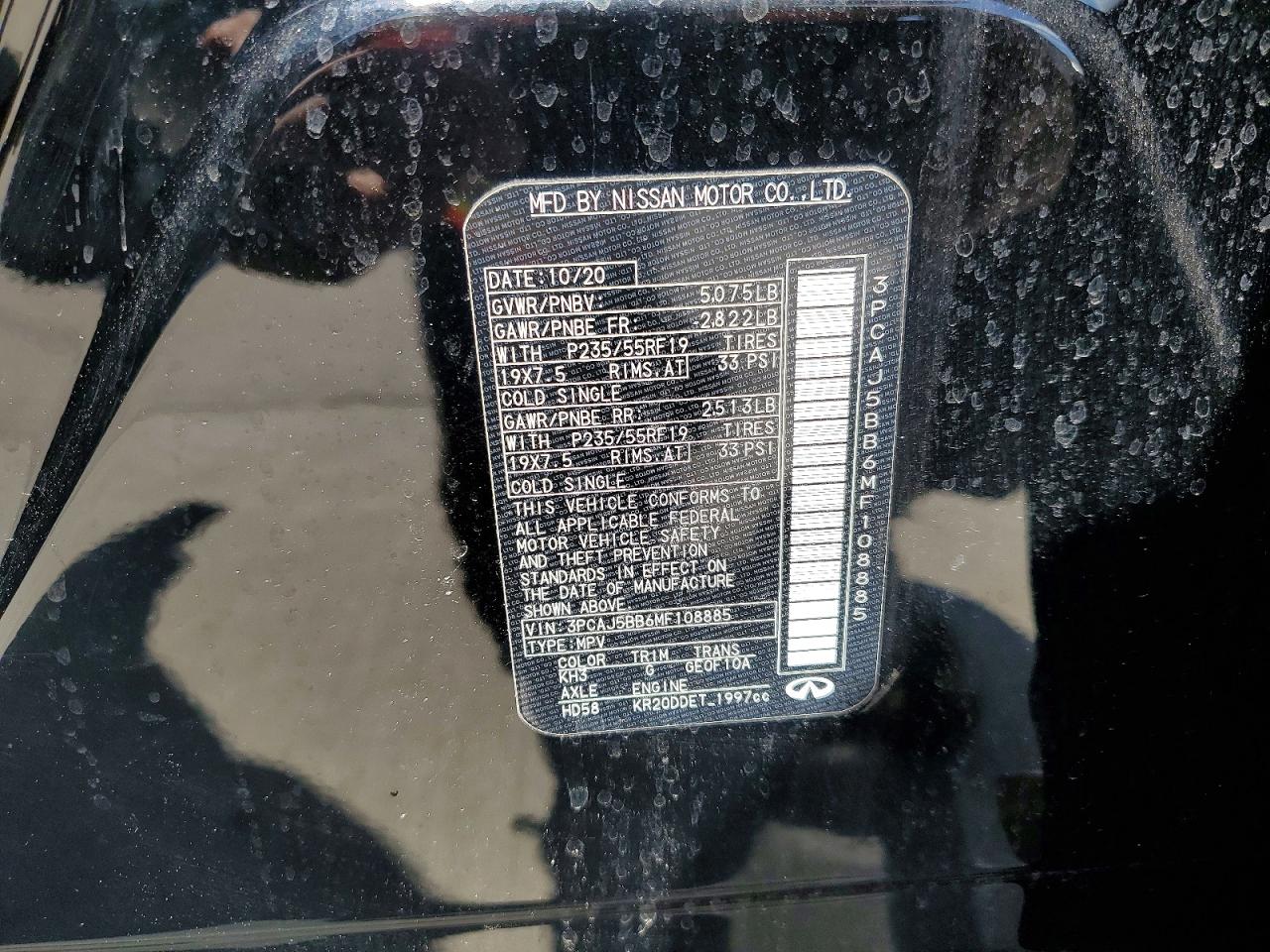2021 INFINITI QX50
