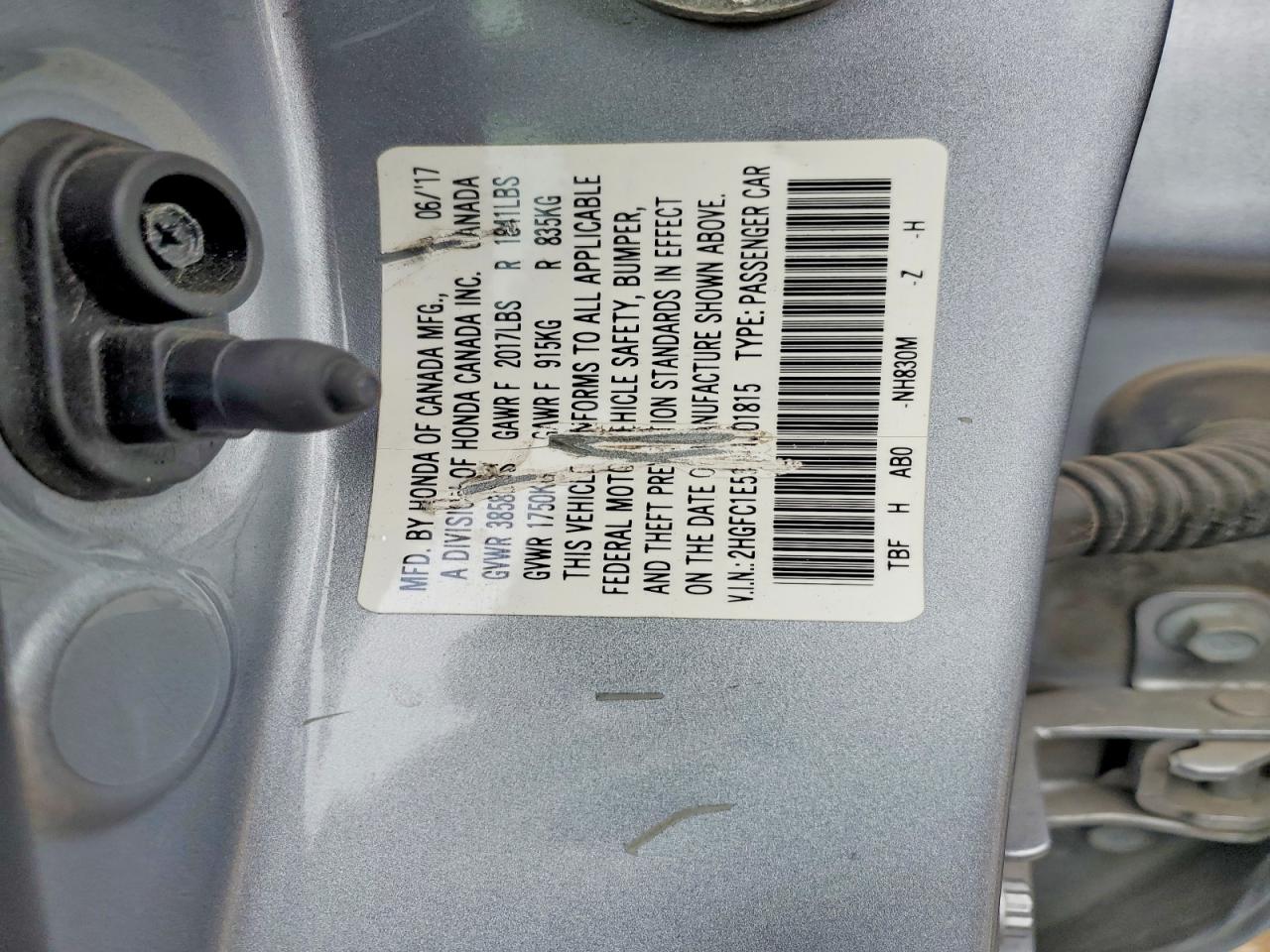 2017 HONDA CIVIC