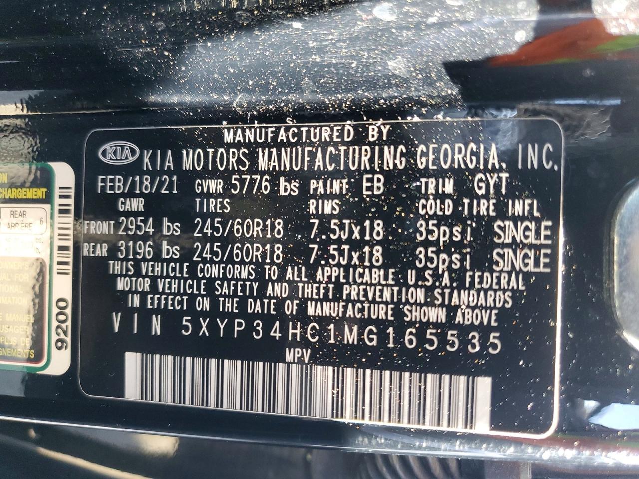 2021 KIA TELLURIDE