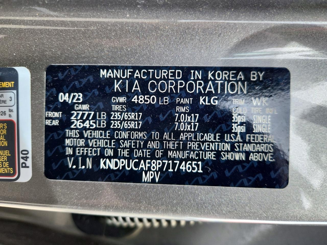 2023 KIA SPORTAGE