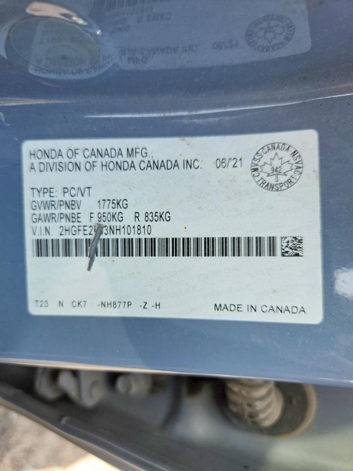2022 HONDA CIVIC