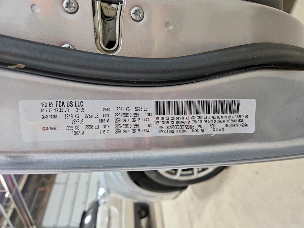 2019 DODGE JOURNEY