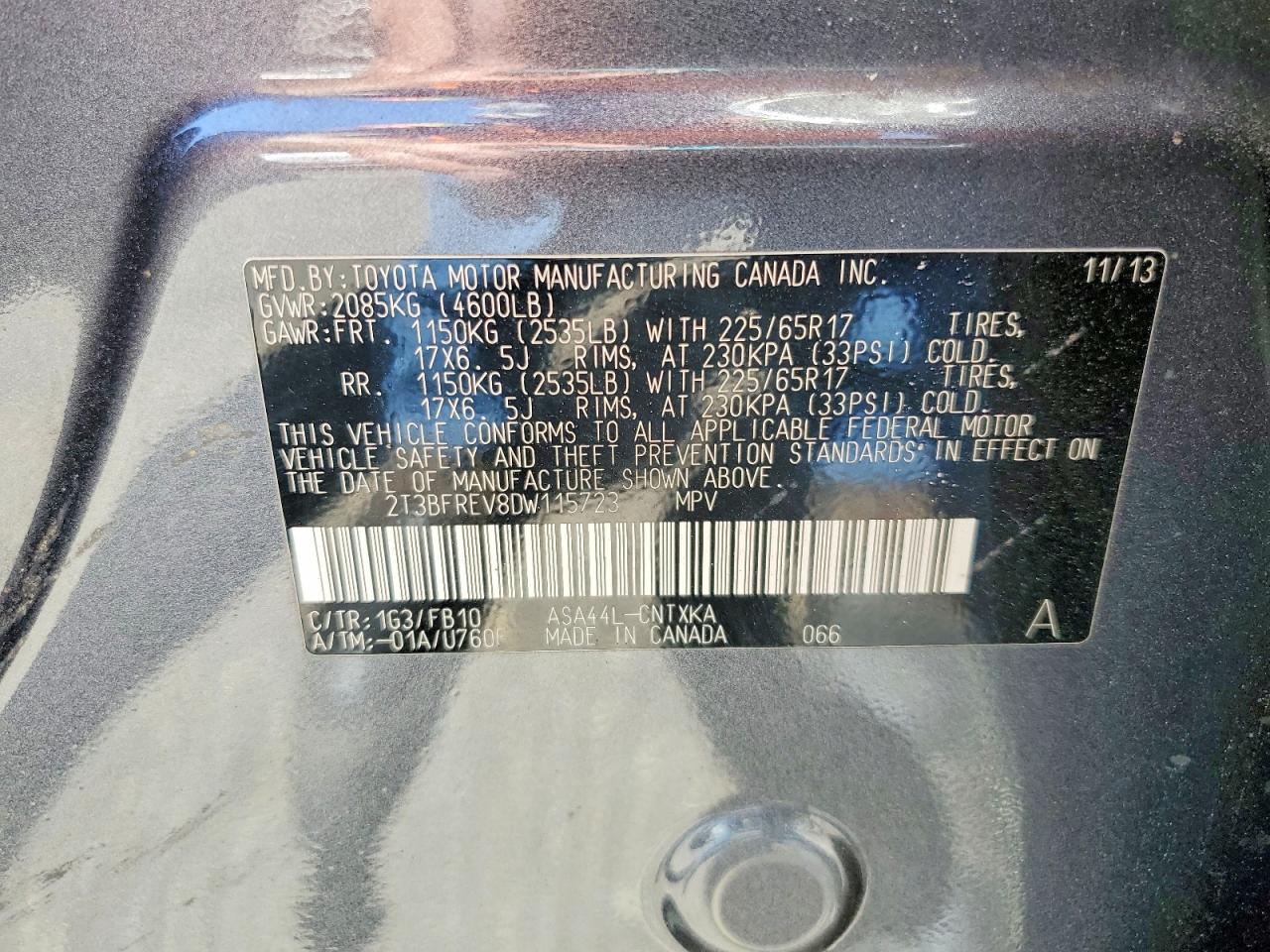 2013 TOYOTA RAV4