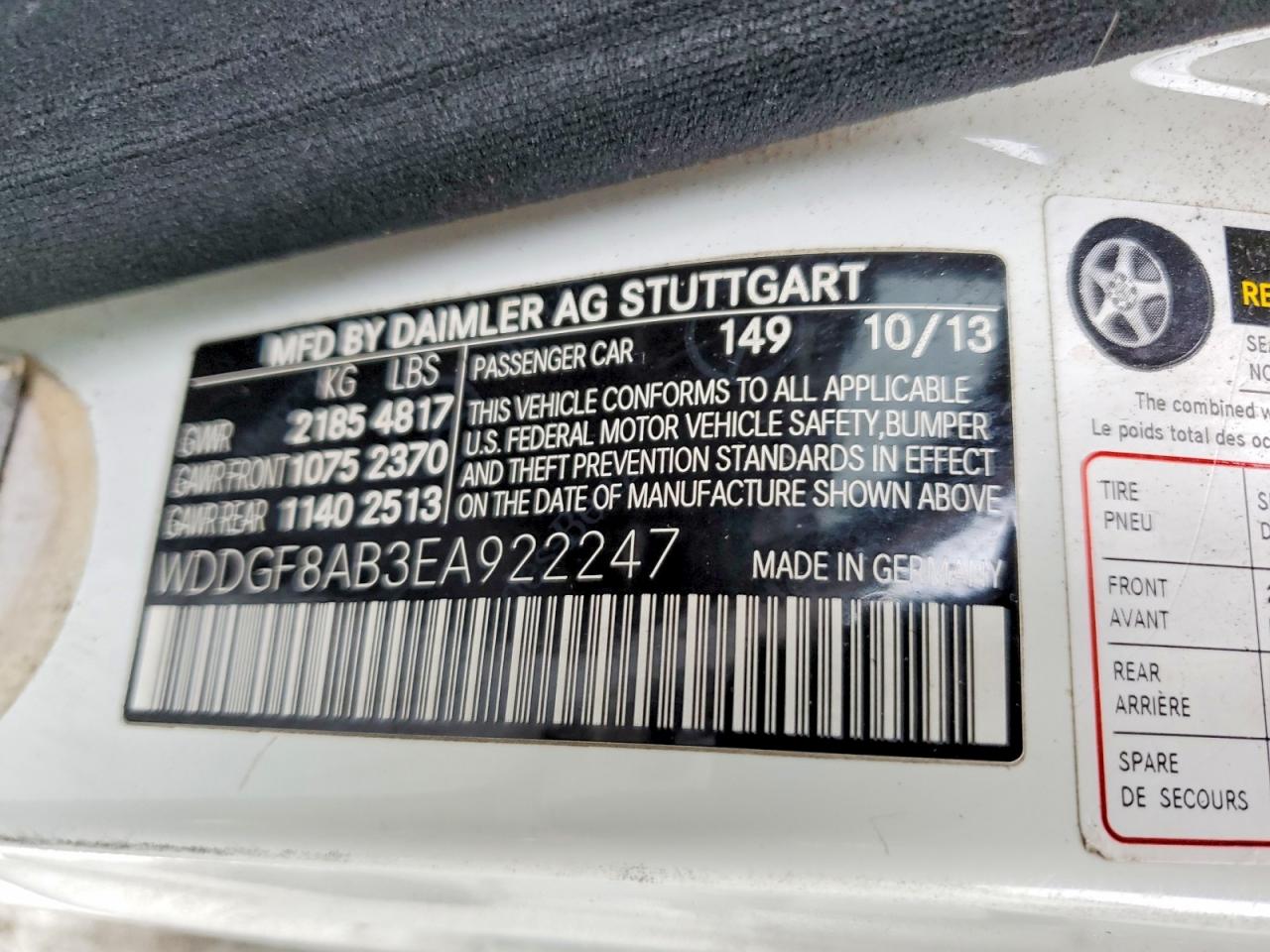 2014 MERCEDES-BENZ C 300 4MAT