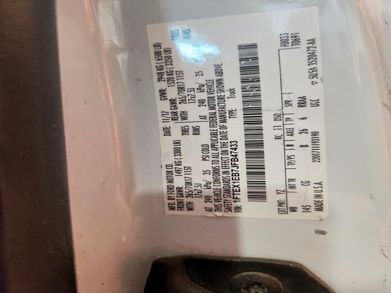 2018 FORD F150