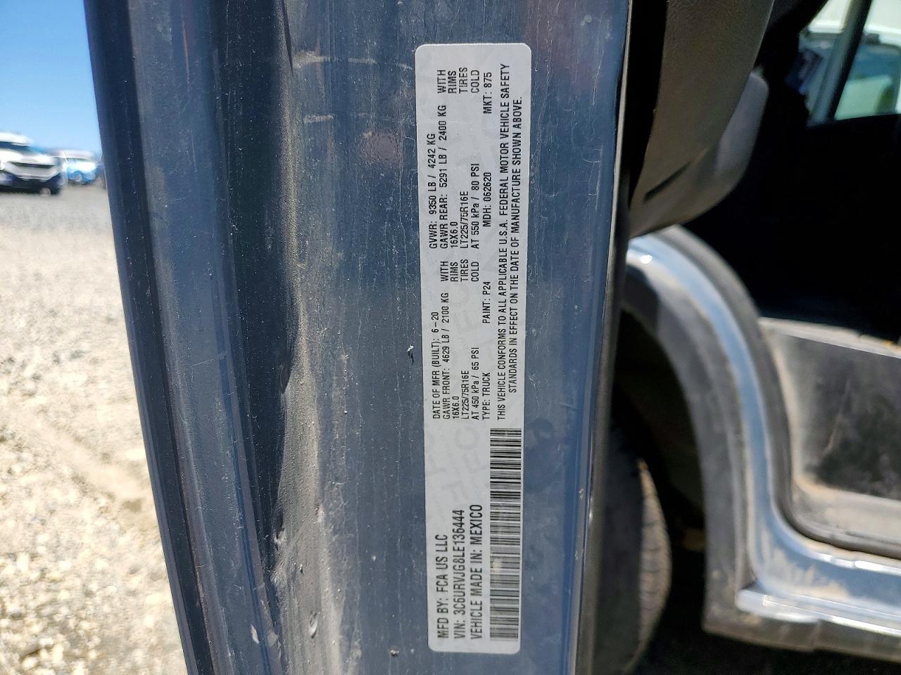 2020 RAM PROMASTER