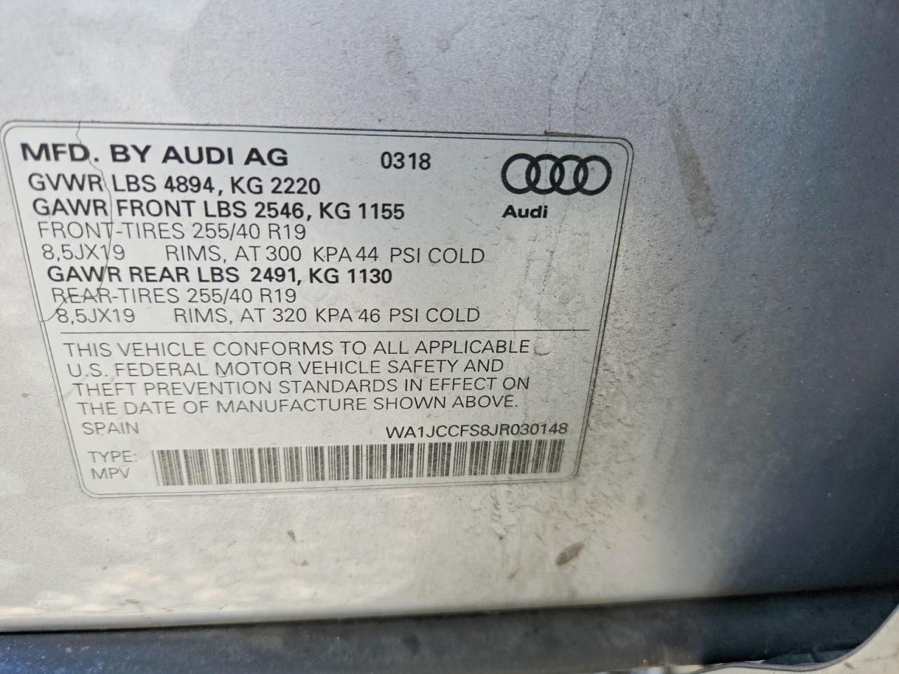 2018 AUDI Q3