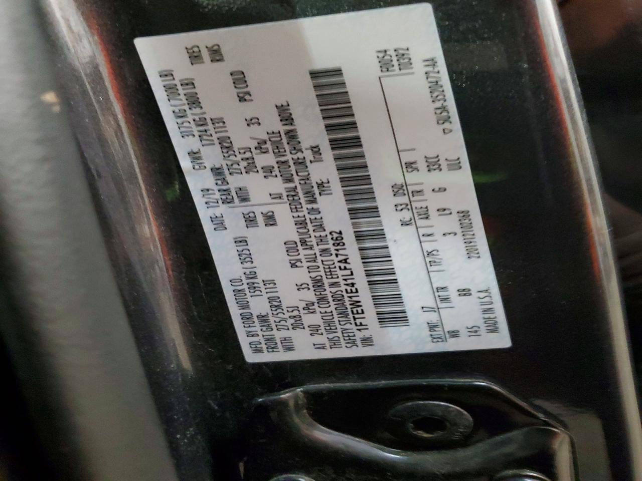 2020 FORD F-150