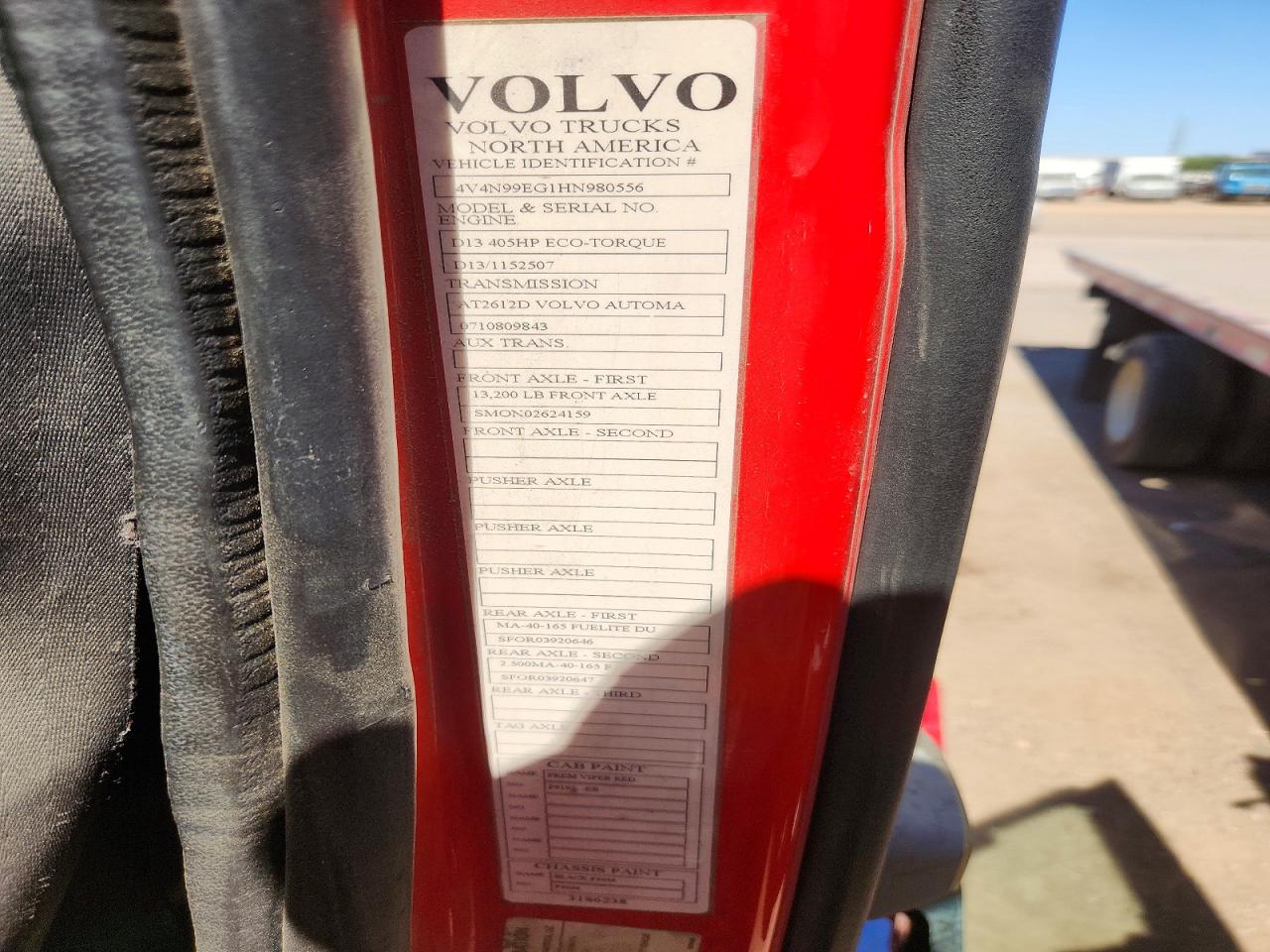 2017 VOLVO VN