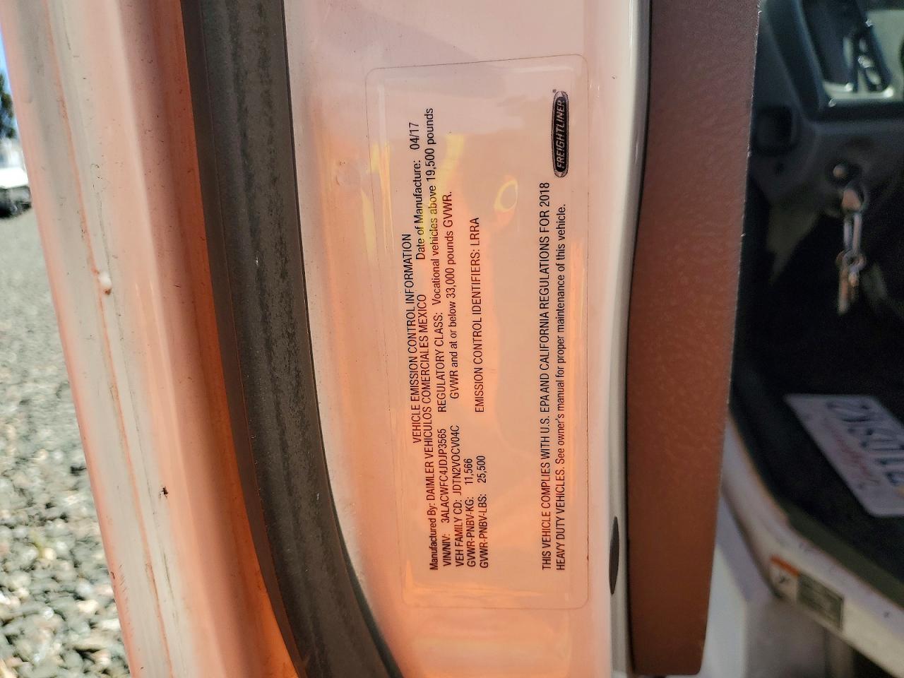 2018 FREIGHTLINER ALL OTHER