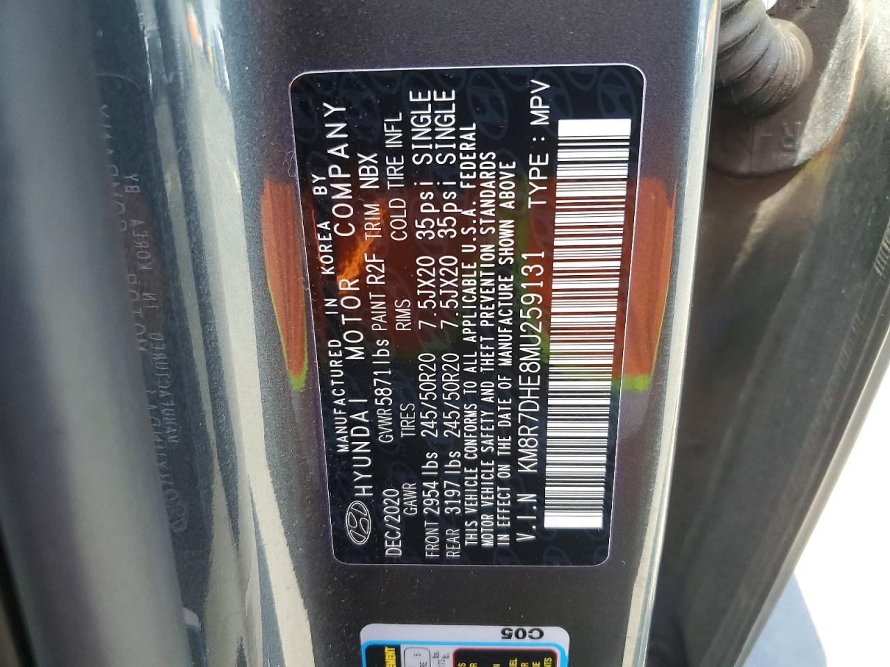 2021 HYUNDAI PALISADE