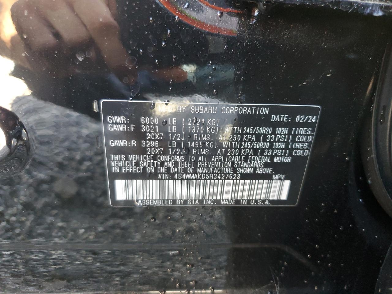 2024 SUBARU ASCENT