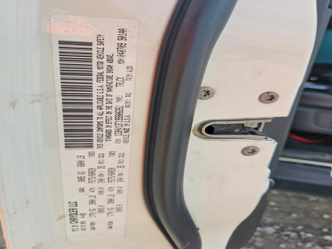 2009 DODGE RAM 1500