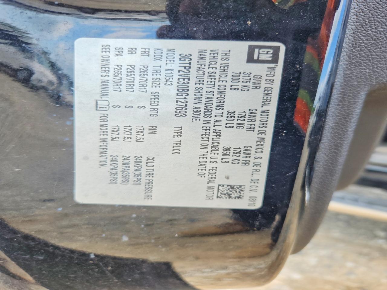 2011 GMC SIERRA