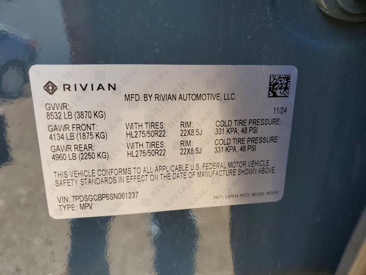 2025 RIVIAN RIS