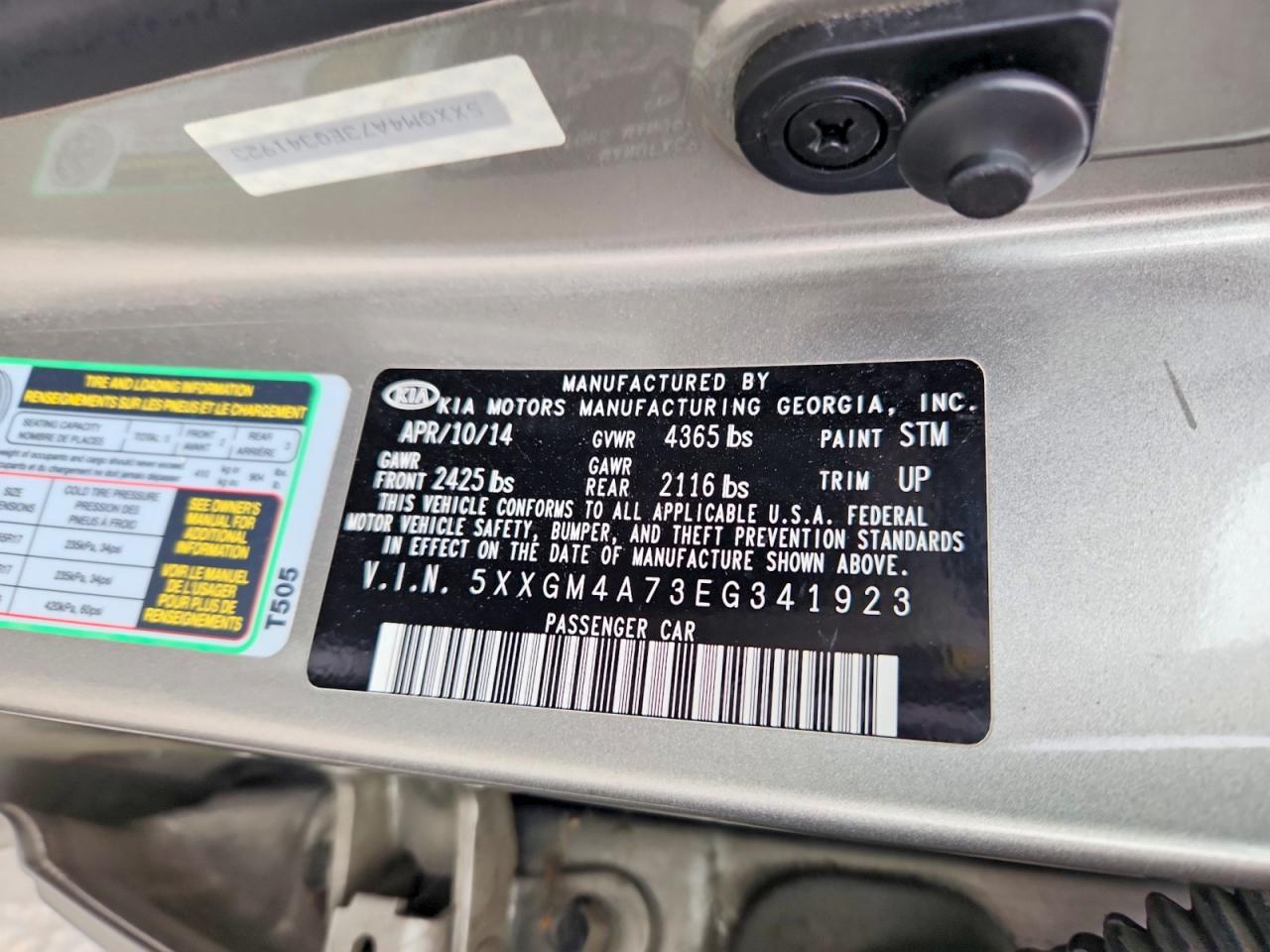2014 KIA OPTIMA