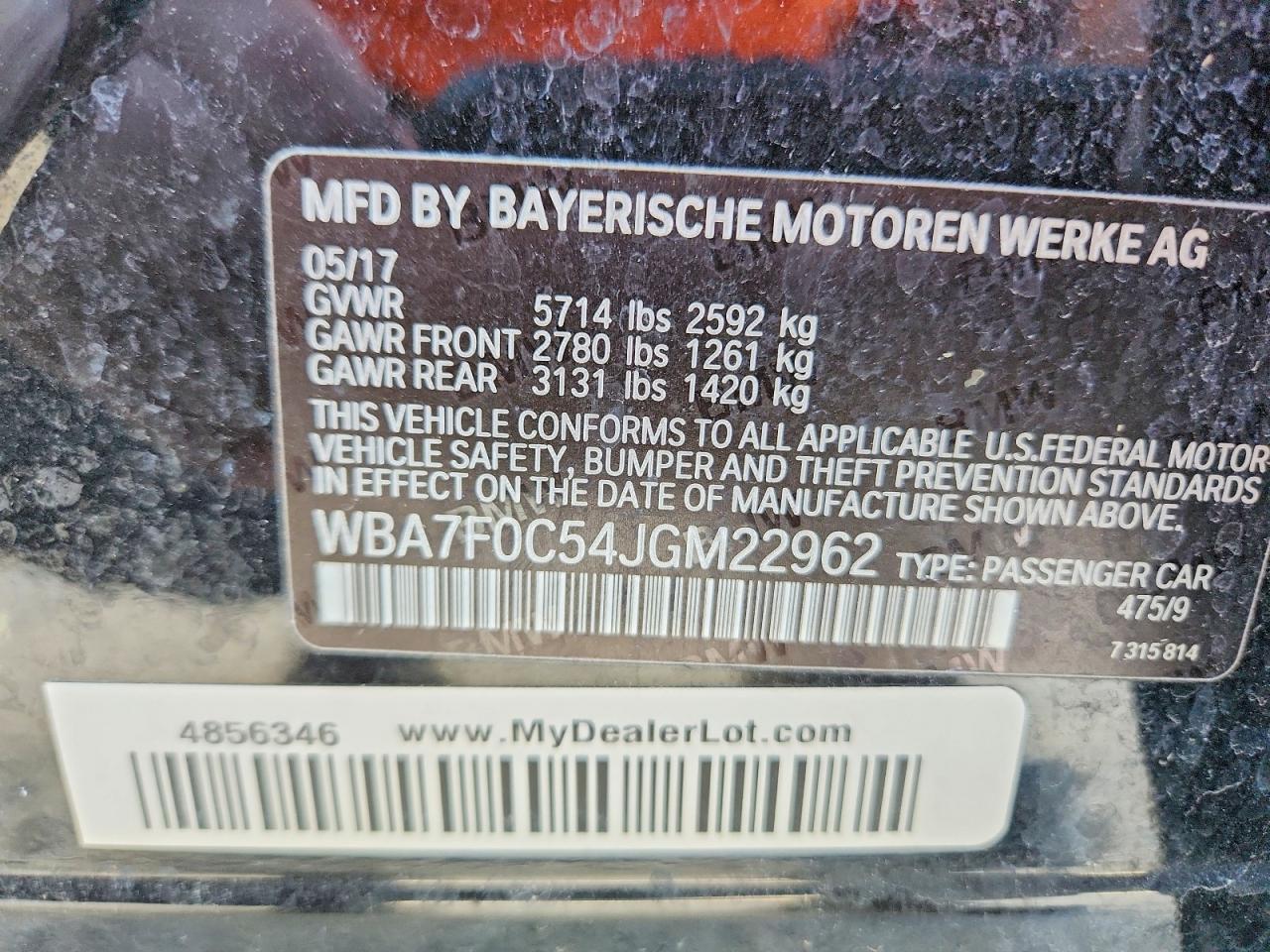 2018 BMW 7 SERIES