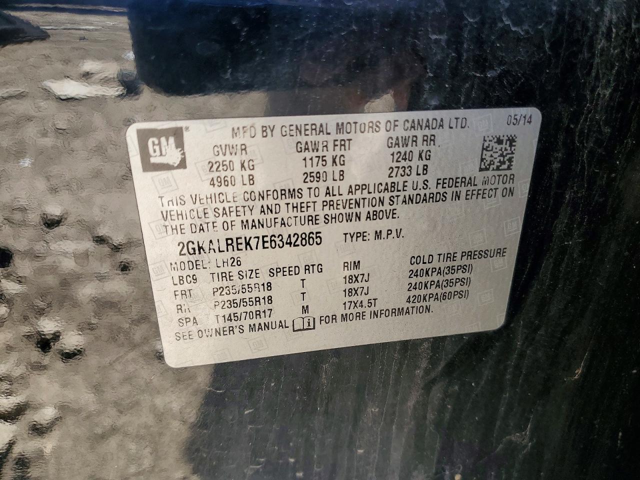 2014 GMC TERRAIN