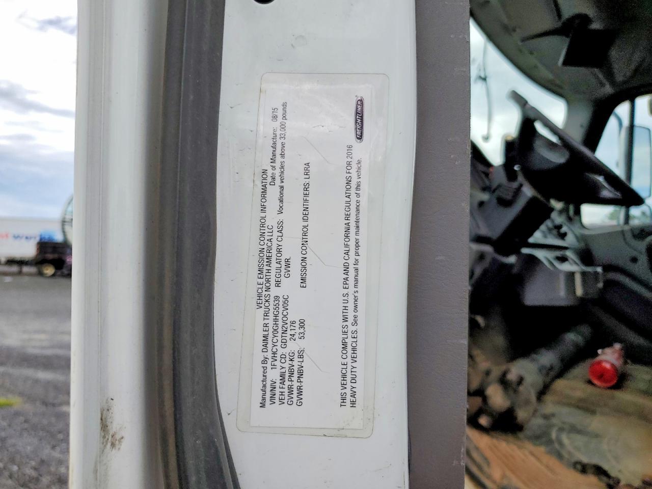 2016 FREIGHTLINER ALL OTHER