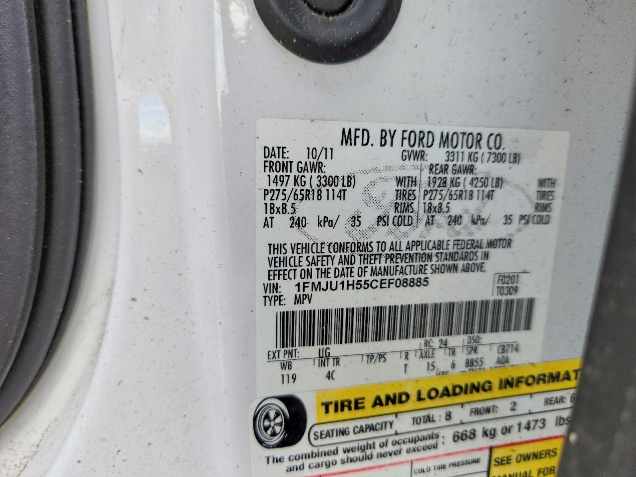 2012 FORD EXPEDITION